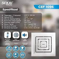 Sekai Exhaust Fan Wall Mounted 10 Inch - CEF 1096 | CEF1096